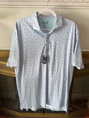 NWT Johnnie-O Mixology Performance Jersey Polo